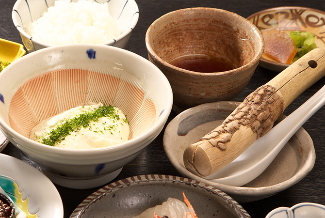 Tororo set menu